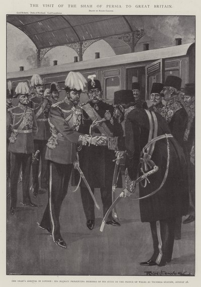 The Visit of the Shah of Persia to Great Britain, the Shah